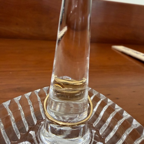 Elegant Vintage Aquamarine ring with diamond accents in 10k Gold - Picture 5 of 5